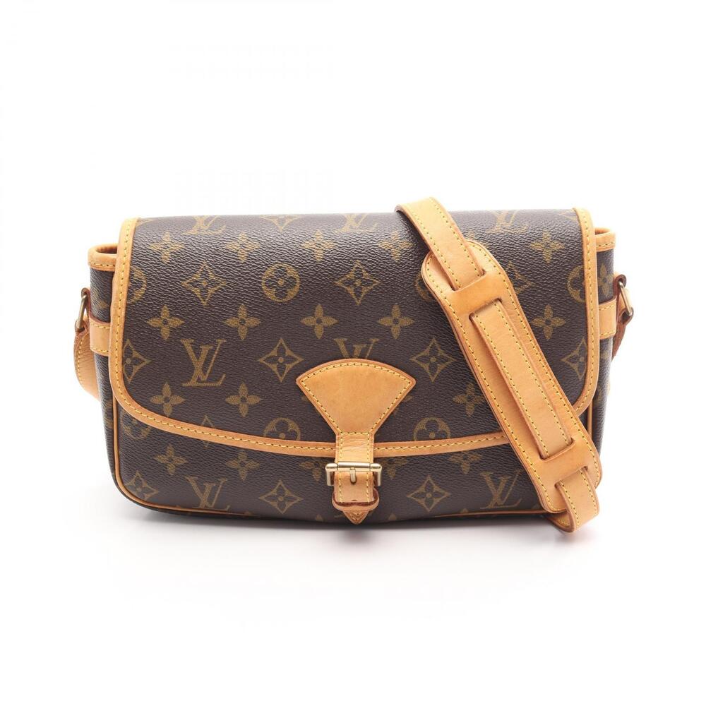 Louis Vuitton Sologne Shoulder Bag Canvas Leather Monogram Brown